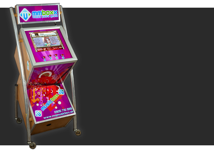 Pôvodný jukebox MMBOXX – model Kocka
